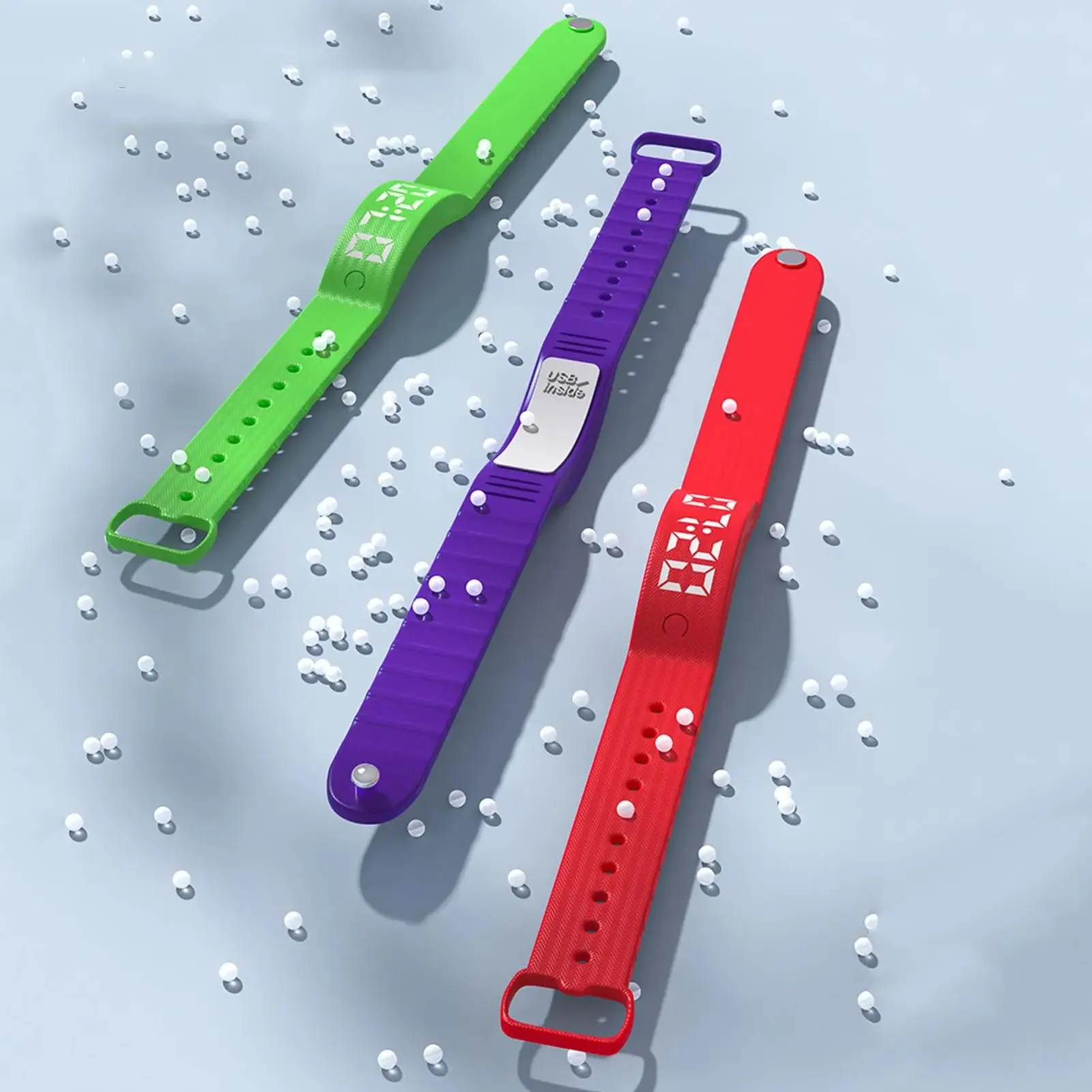 Bracelet Vibrant | Alarme Silencieuse avec Suivi de Santé | Confortable et Pratique pour Adultes et Enfants