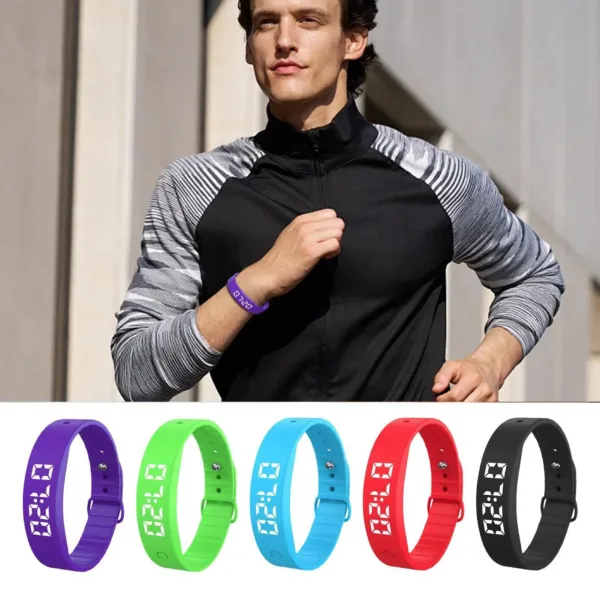Bracelet Vibrant | Alarme Silencieuse avec Suivi de Santé | Confortable et Pratique pour Adultes et Enfants