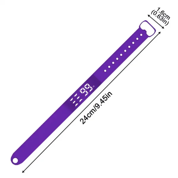 Bracelet Vibrant | Alarme Silencieuse avec Suivi de Santé | Confortable et Pratique pour Adultes et Enfants