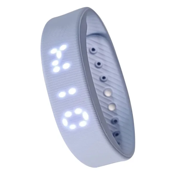 Bracelet Vibrant | Montre d'Alarme Silencieuse avec Réveil Doux | Design Étanche pour Un Réveil Paisible
