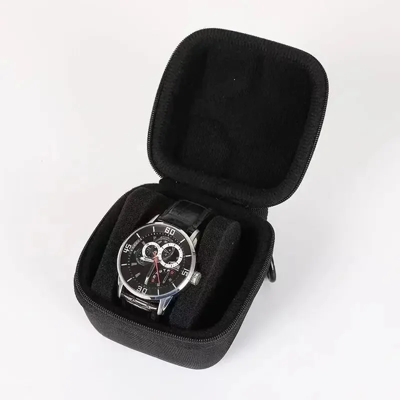Étui de Voyage pour Montres | Rangement Rigide avec Oreiller Ajusté | Protection Supérieure pour Montres en Déplacement