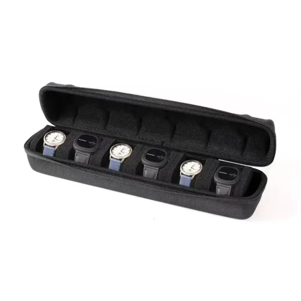 Étui de Voyage pour Montres | Rangement Rigide avec Oreiller Ajusté | Protection Supérieure pour Montres en Déplacement