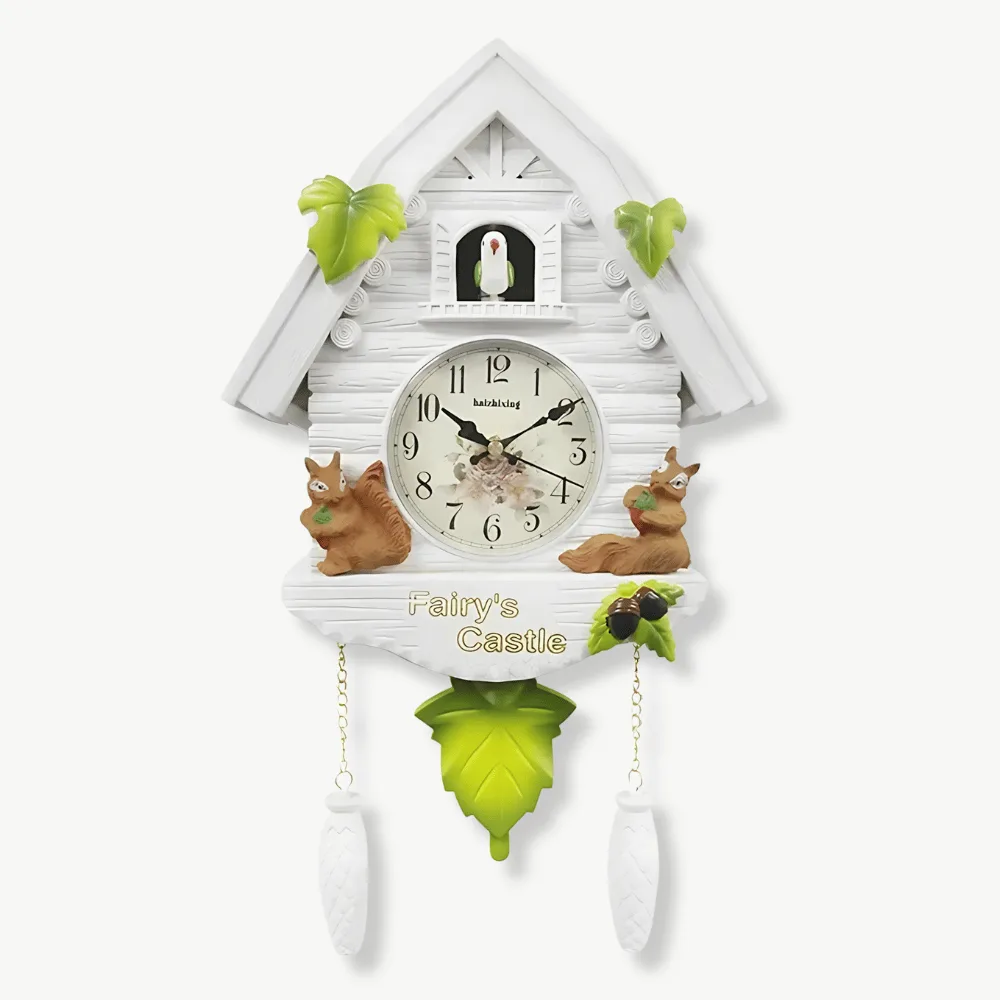 Horloge Coucou Blanche