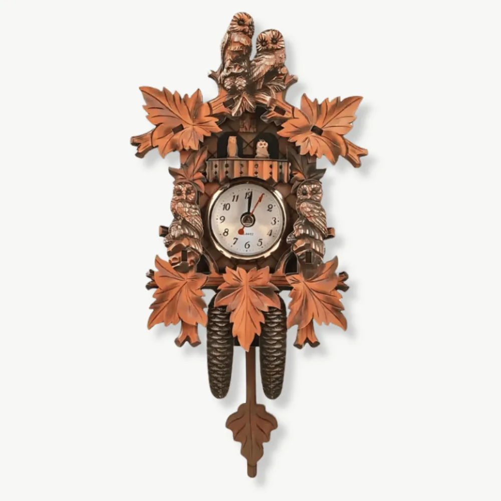 Koekoeksklok vintage, decoratief ontwerp