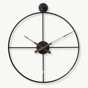 Horloge Design Cercle Croisé