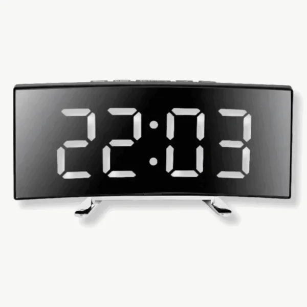 Digitale wandklok led, in wit, groen of rood