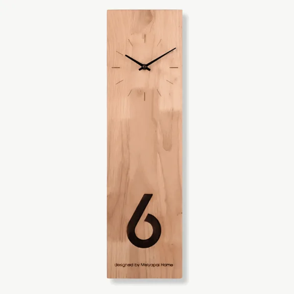 Bamboe ronde wandklok, diverse stijlen en ontwerpen