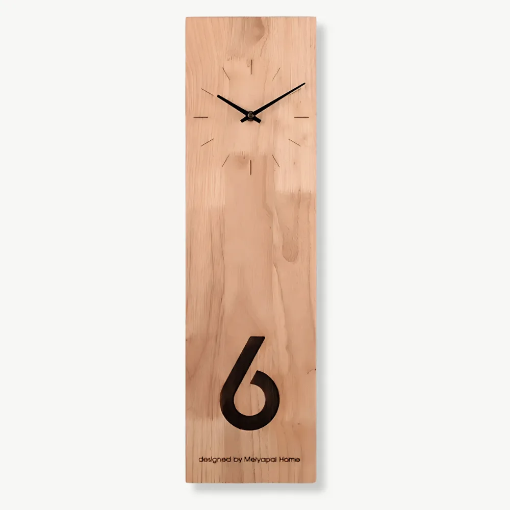 Bamboe ronde wandklok, diverse stijlen en ontwerpen