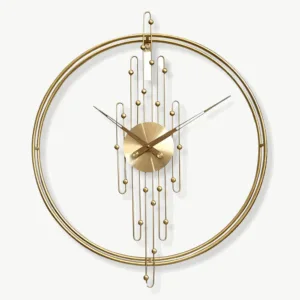 Horloge Murale Cercle Art Déco