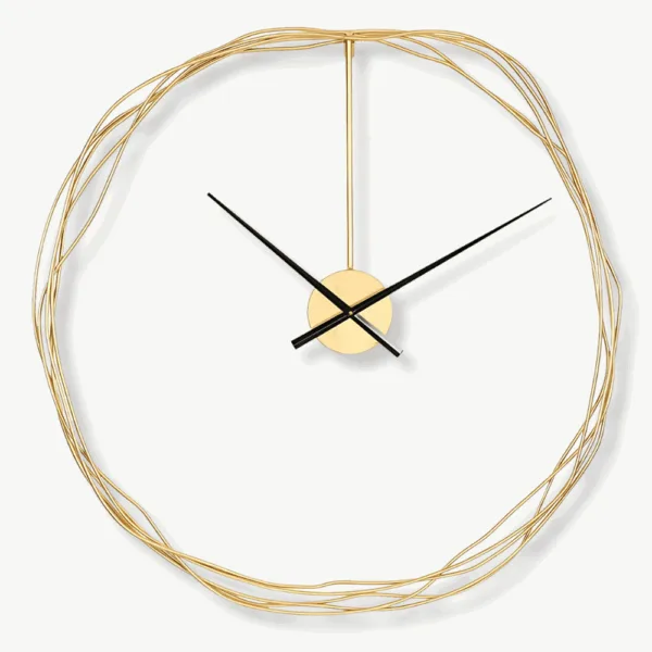 Gouden klok, metalen ontwerp