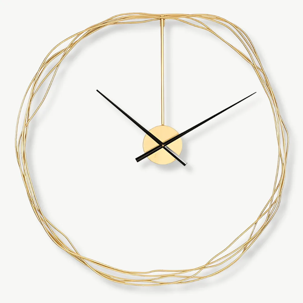 Gouden klok, metalen ontwerp