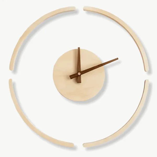 Horloge Murale Cercle Minimaliste