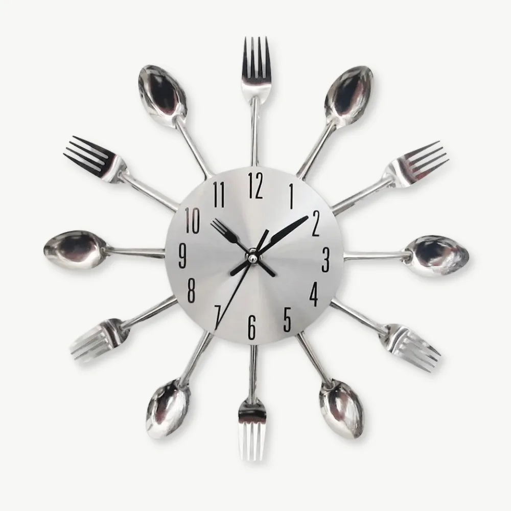 Keuken wandklok, diverse kleuren beschikbaar