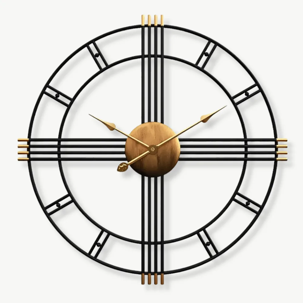 Horloge Murale Design Industrielle
