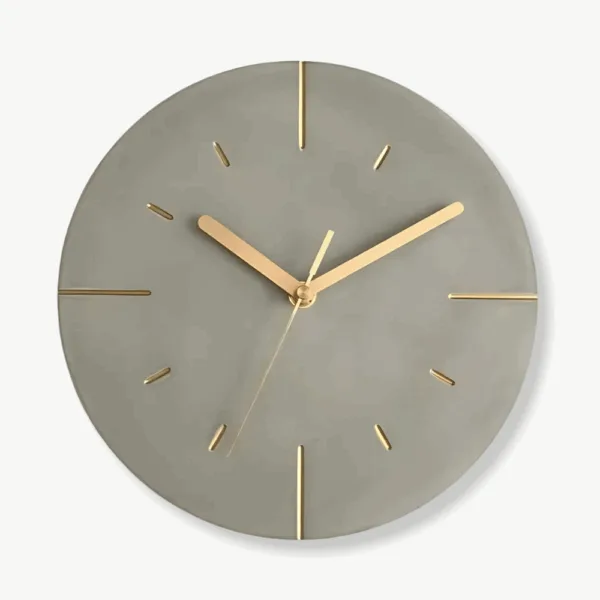 Horloge Murale Imitation Ciment