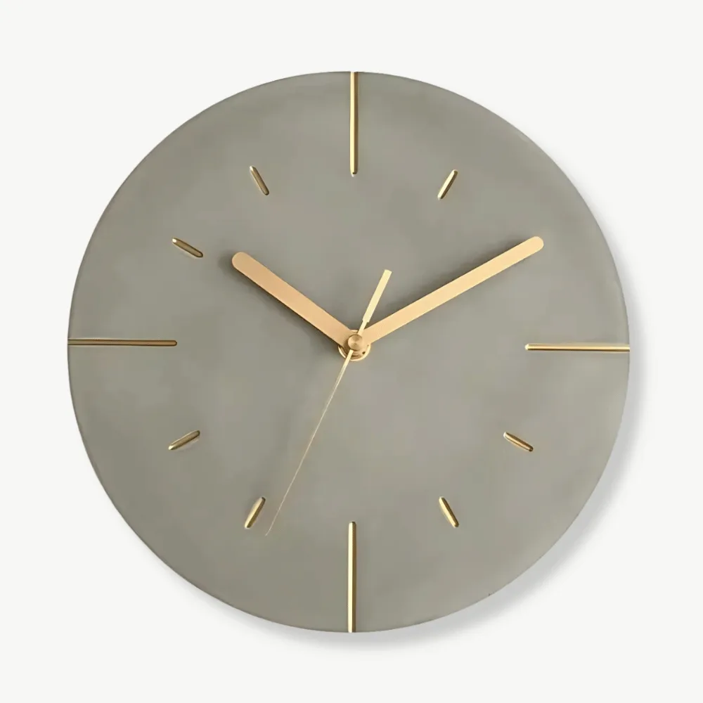 Horloge Murale Imitation Ciment
