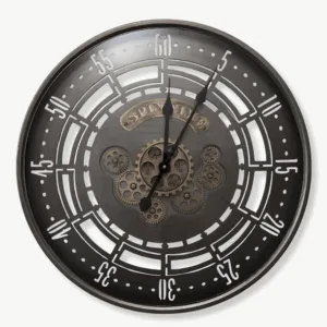 Horloge Murale Industrielle Spin Time Vintage