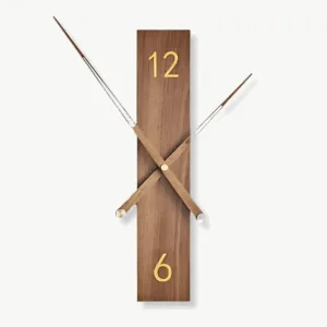 Horloge Murale Moderne Bois Massif