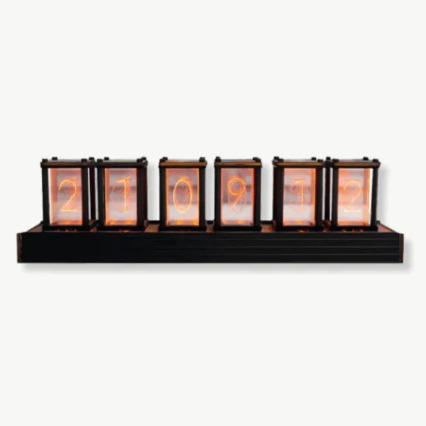 Nixie tube, retro futuristische klok