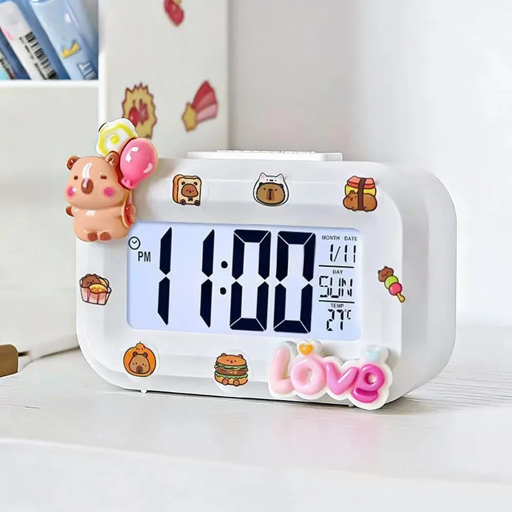 Horloge Numérique Murale LED avec Détecteur de Température | Design Pratique pour Confort et Décoration