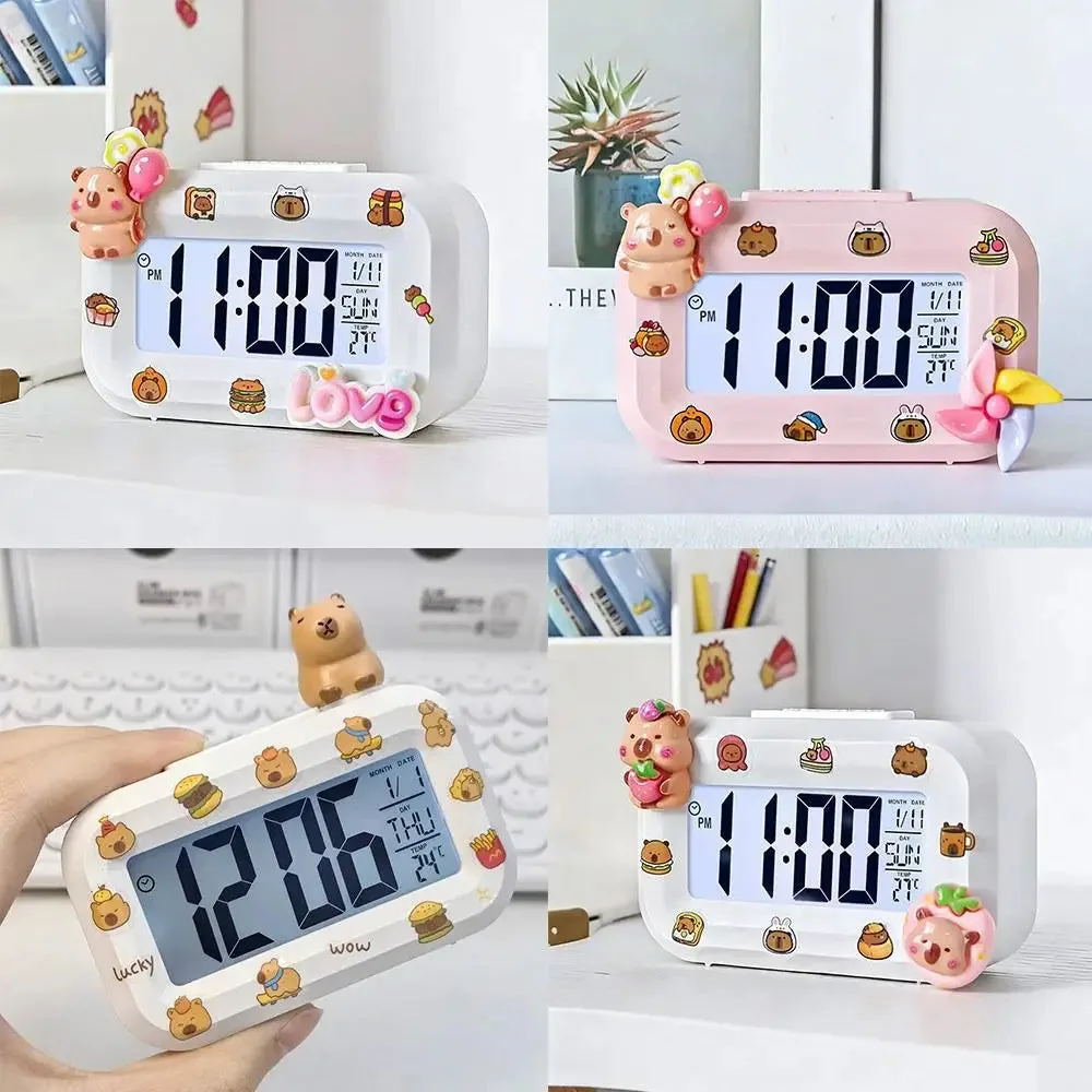 Horloge Numérique Murale LED avec Détecteur de Température | Design Pratique pour Confort et Décoration