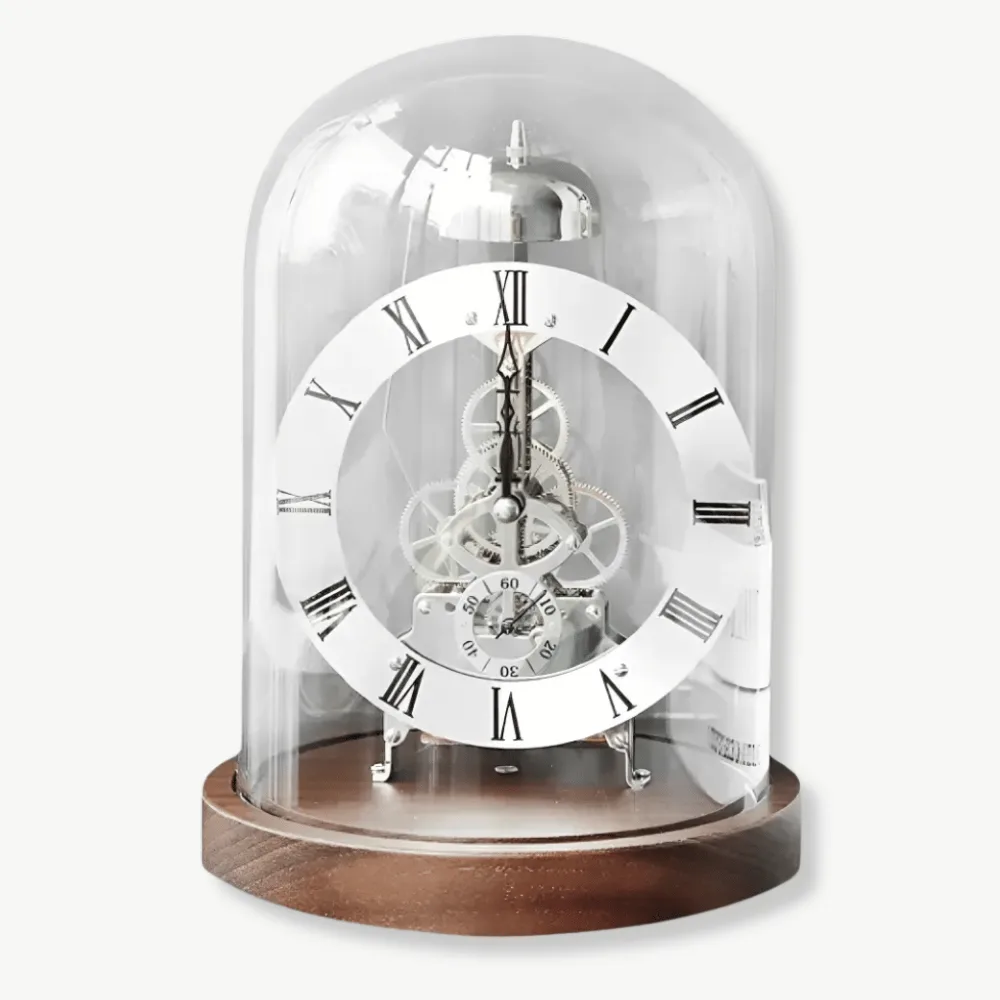 Klassieke tafelklok in goud of zilver