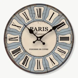 Horloge murale vintage paris