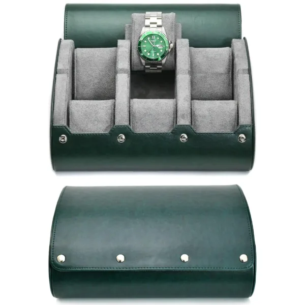 Organisateur de Montres | Étui de Voyage en Cuir PU avec 6 Fentes | Protection Optimale pour Collection de Montres