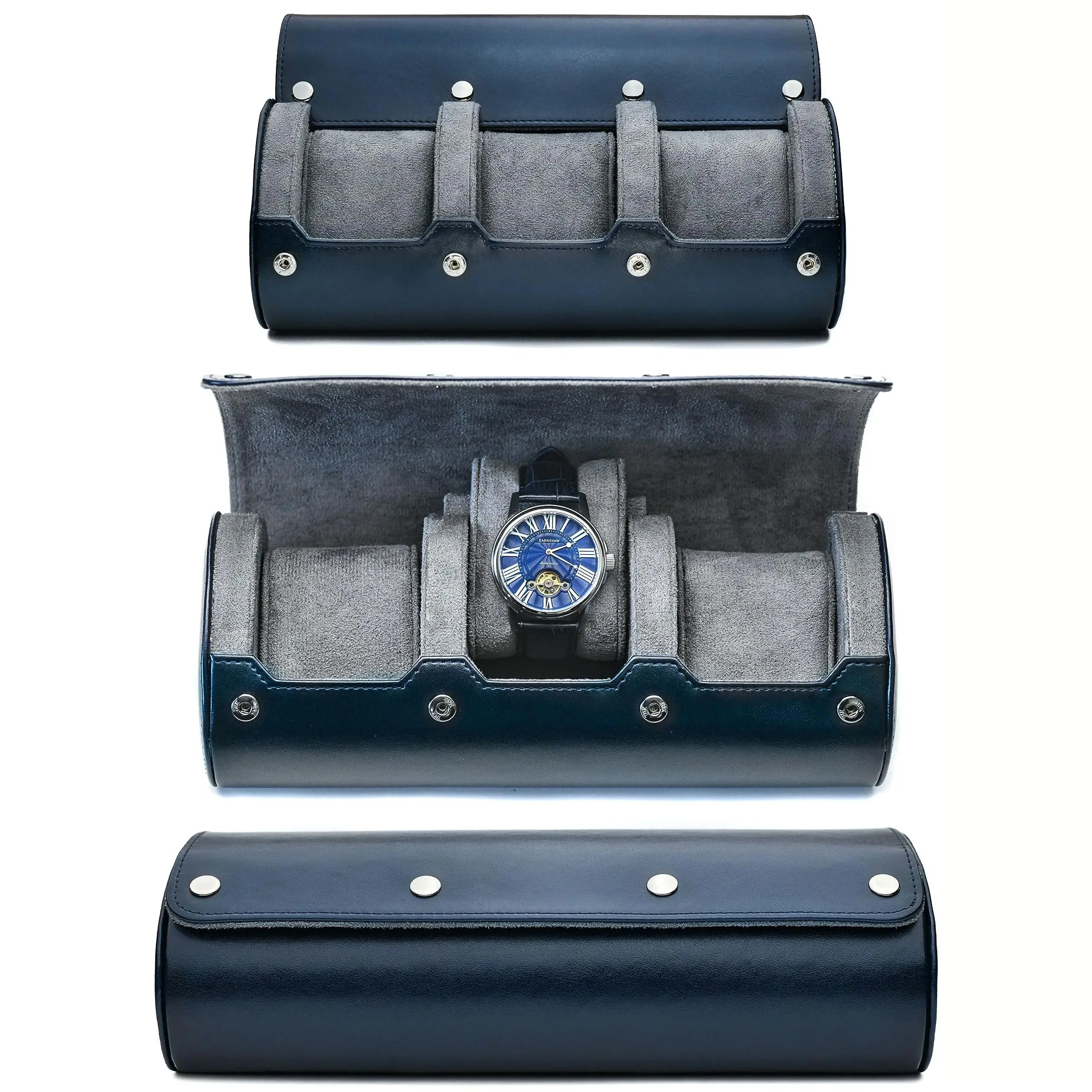 Organisateur de Montres | Étui de Voyage en Cuir PU avec 6 Fentes | Protection Optimale pour Collection de Montres