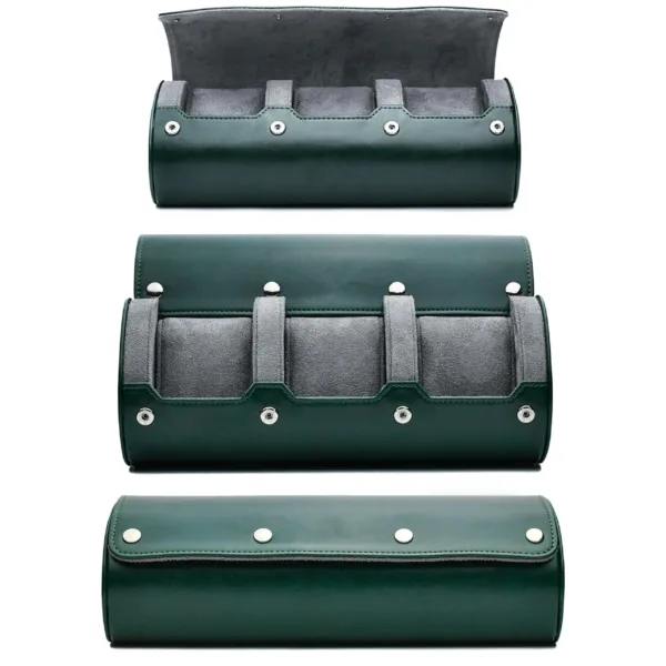 Organisateur de Montres | Étui de Voyage en Cuir PU avec 6 Fentes | Protection Optimale pour Collection de Montres