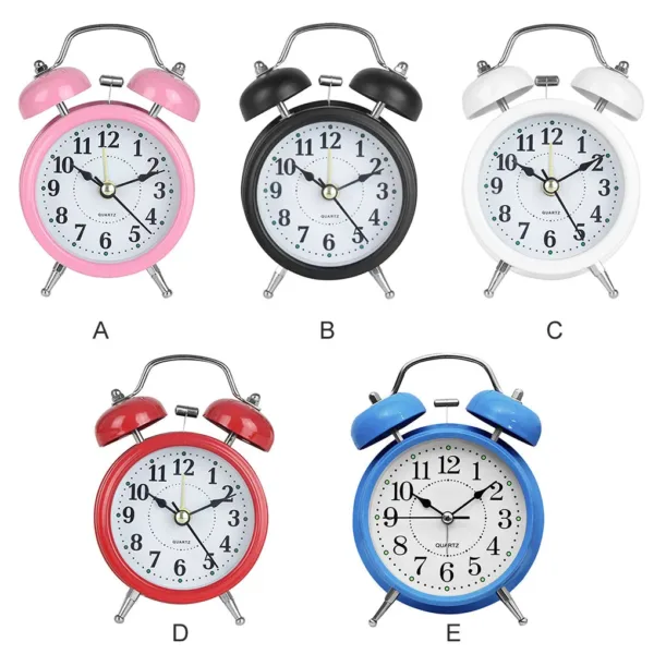 Retro wekker kopen, retro stijl in blauw, wit, rood, roze of zwart