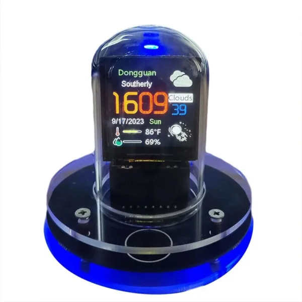Nixie buis klok, mini weerstation