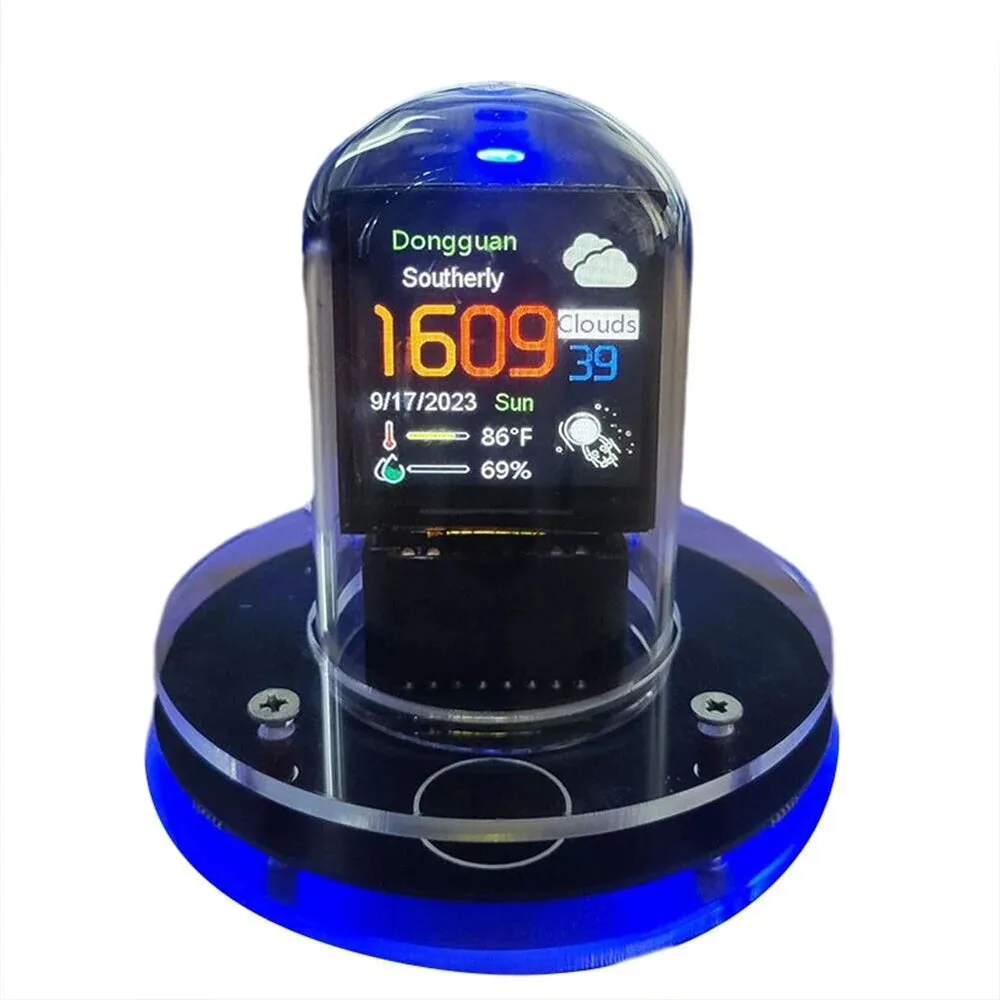 Nixie buis klok, mini weerstation