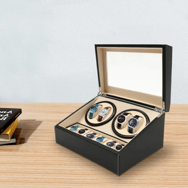 Horlogebox heren, bruin of zwart