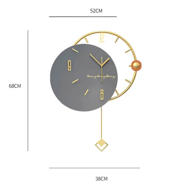 Pendule Murale Design Décalé