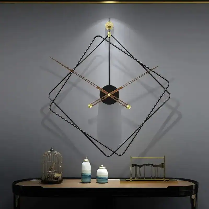 Design wandklok in ruitvorm, 60 cm, foto 3