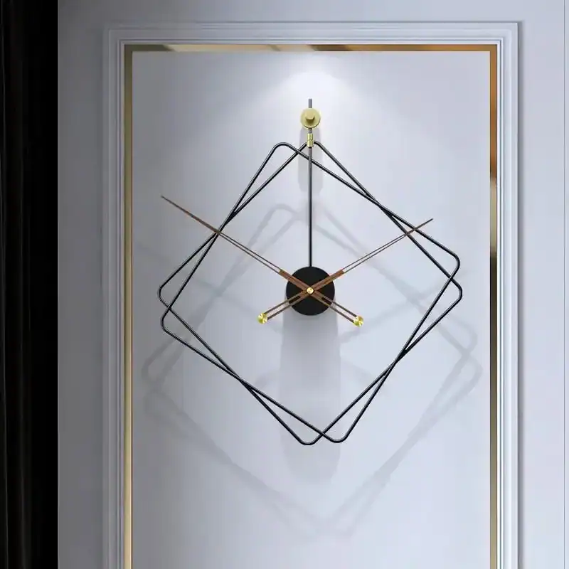 Design wandklok in ruitvorm, 60 cm, foto 5