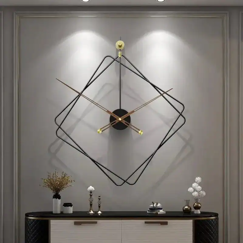 Design wandklok in ruitvorm, 60 cm, foto 6