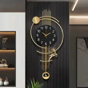 Digitale wandklok badkamer, helder display, 82 x 38 cm