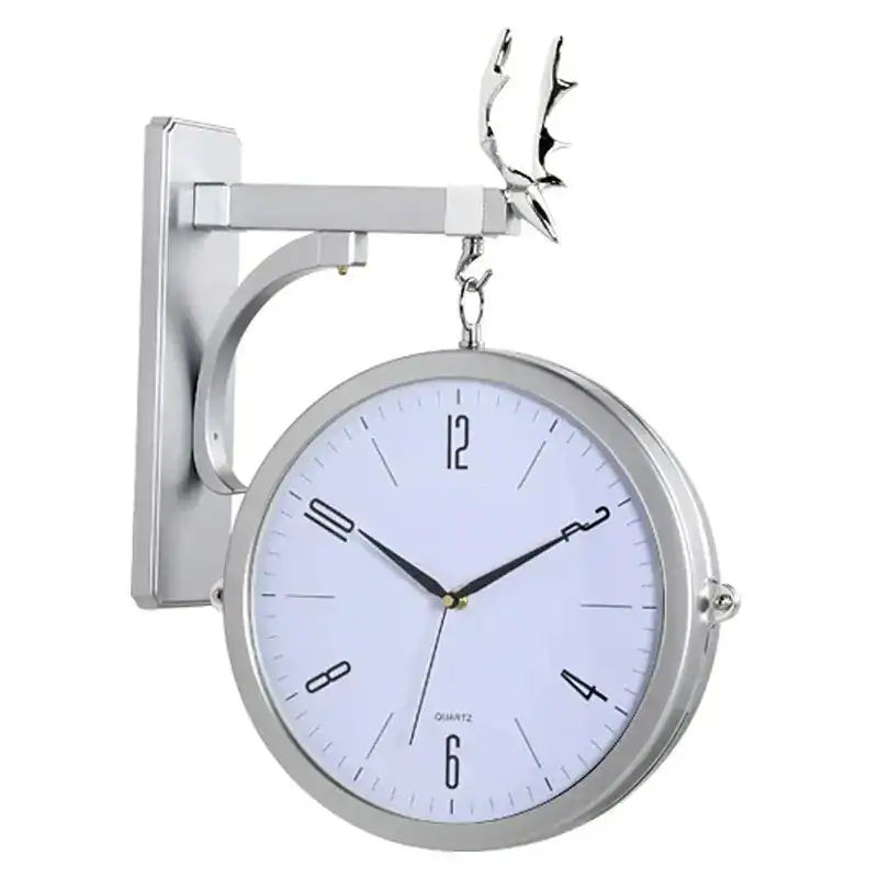 Dubbelzijdige wandklok modern, in zes kleurcombinaties, foto 10