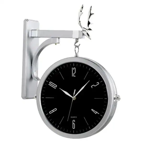 Dubbelzijdige wandklok modern, in zes kleurcombinaties, foto 12