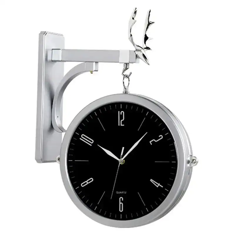 Dubbelzijdige wandklok modern, in zes kleurcombinaties, foto 12