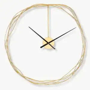 Gouden klok, metalen ontwerp