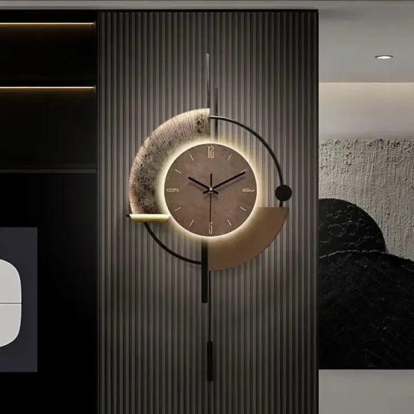 Grande Horloge Murale LED