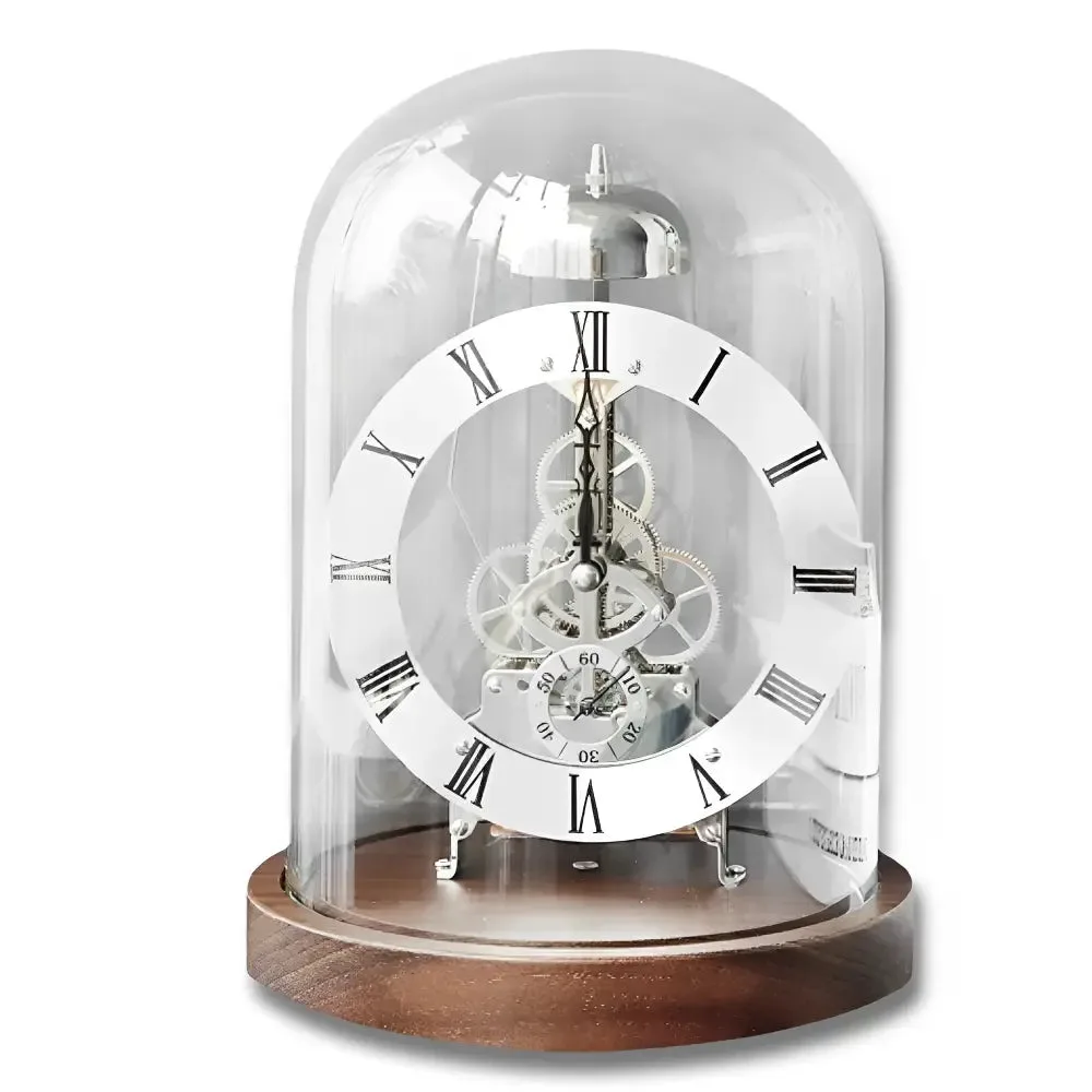 Klassieke tafelklok in goud of zilver