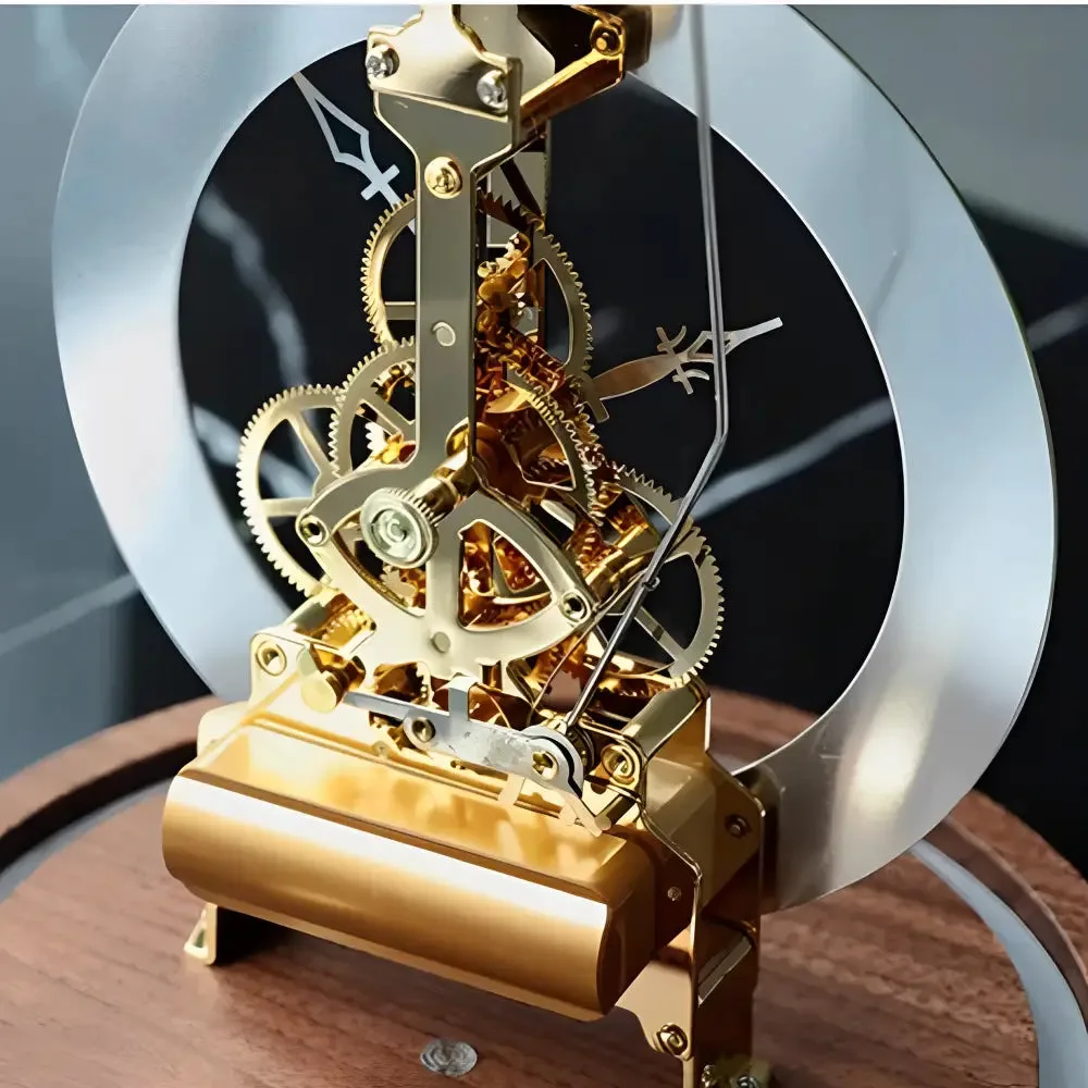 Klassieke tafelklok in goud of zilver