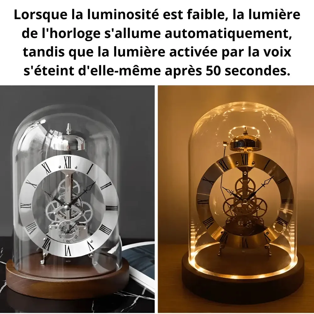 Klassieke tafelklok in goud of zilver