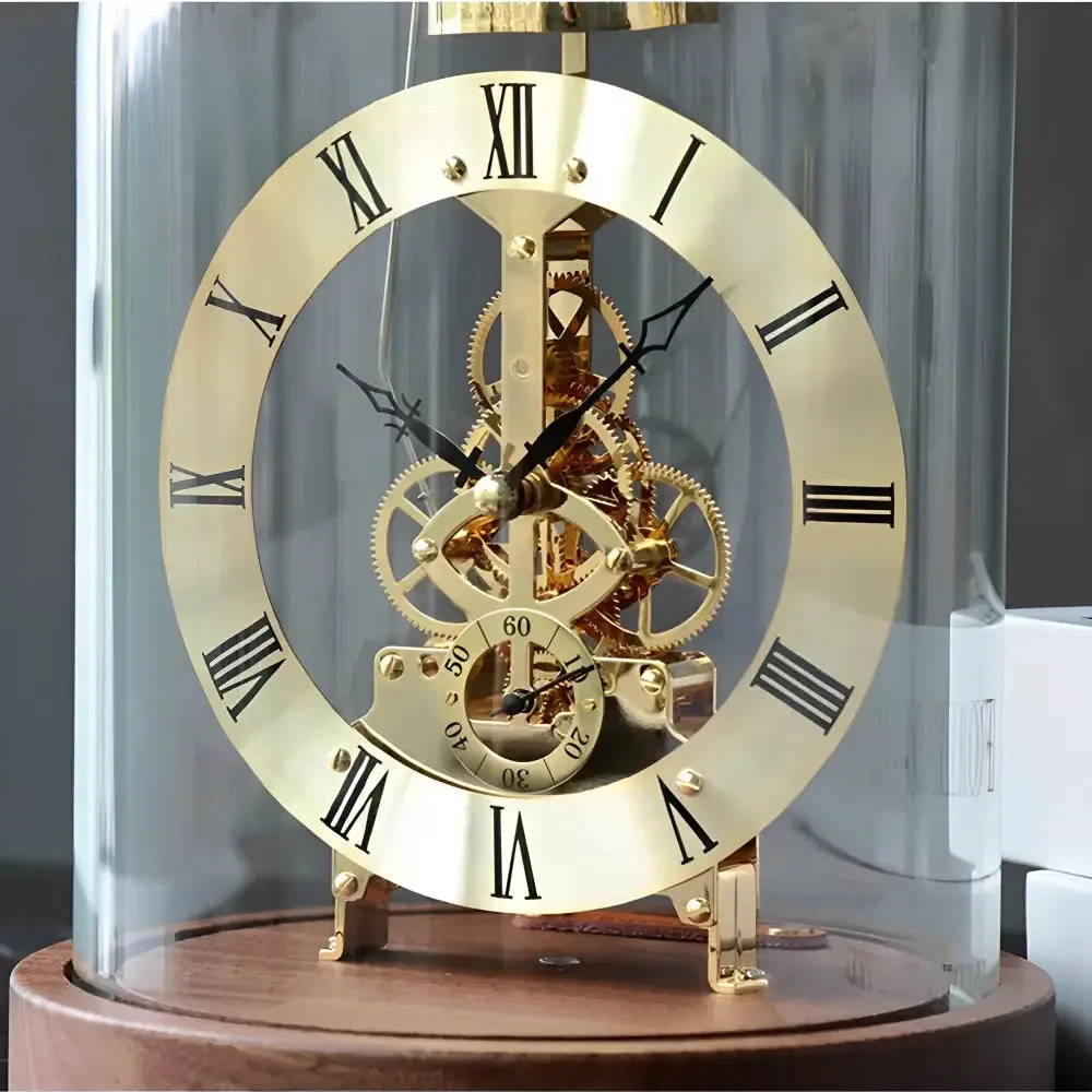 Klassieke tafelklok in goud of zilver