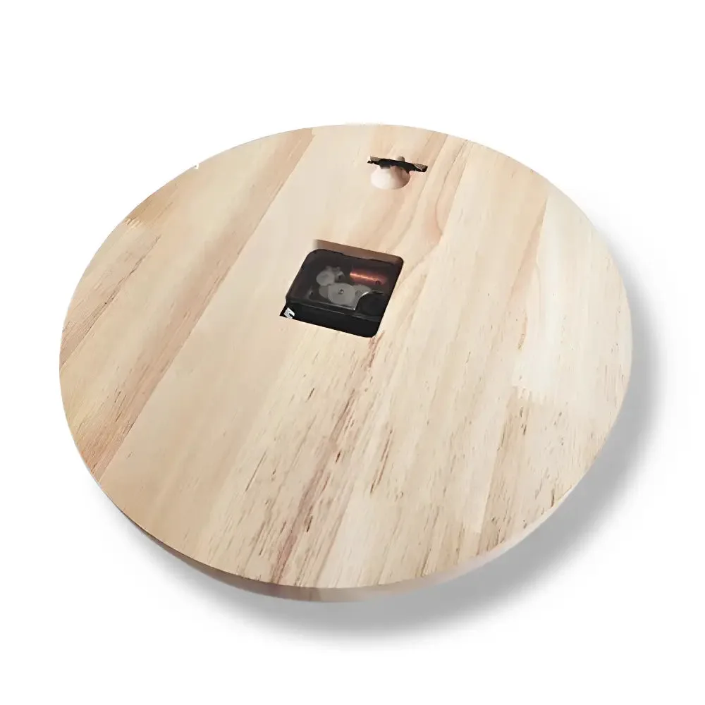 Horloge Murale Bois Minimaliste
