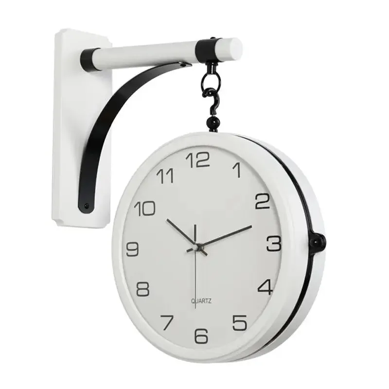 Horloge Double Face Décoration de Salon